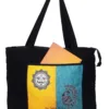 Sun Peacock Handmade Canvas Tote Bag