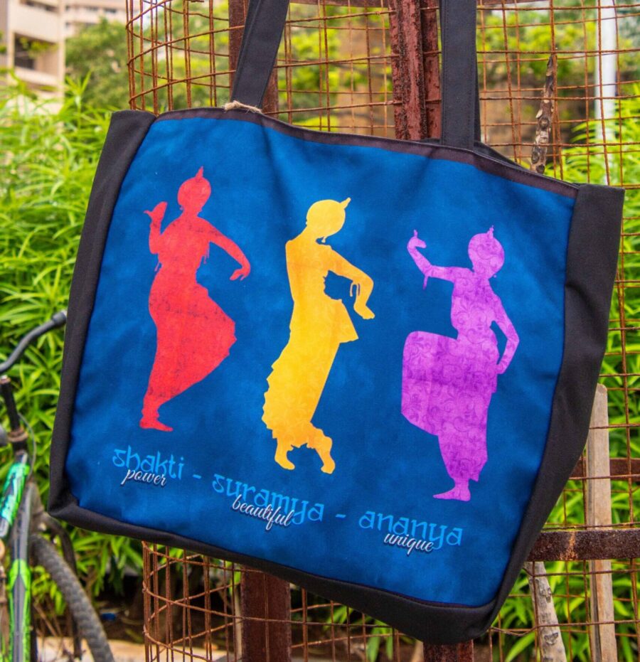 Suramya Handmade Canvas Tote Bag