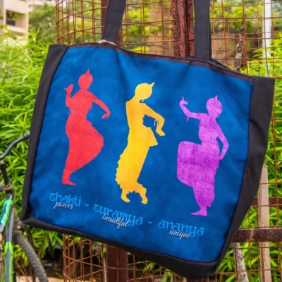 Suramya Handmade Canvas Tote Bag