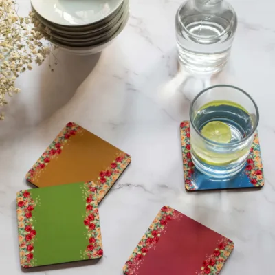 Florals & Pastels coaster set