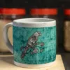 Tea Mug with Indian Flair Parrot Print