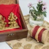 Lakshmi Ganesh in a Purple Pushp wooden box 3