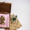 Radha Krishna in a White Gaja wooden box 3