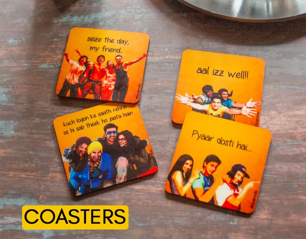 Bollywood Coaster - The Yellow Studioz by Hetal Patel