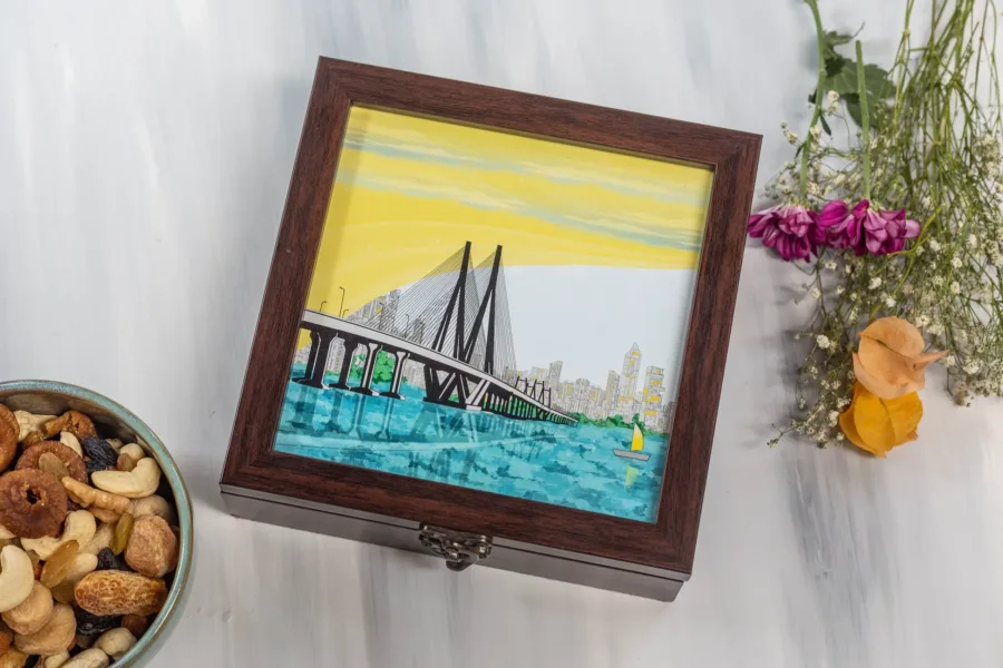 Mumbai Sea Link Trinket Box 1