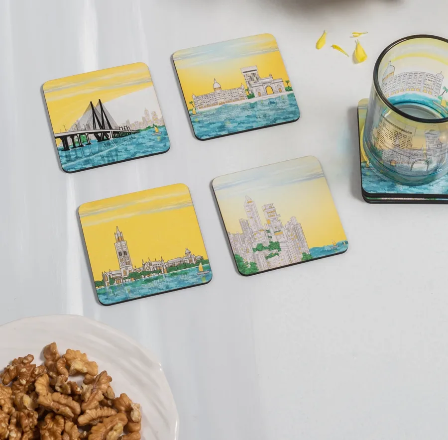 Mumbai_s Skyline Coaster Set 2