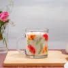 TYS23 Hibiscus Glass Mug 2