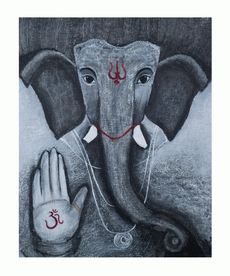 Divine Tranquility - Ganesha Art Print