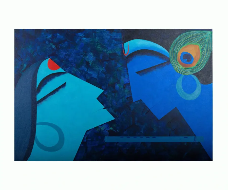 Eternal Love - Radha Krishna Art Print