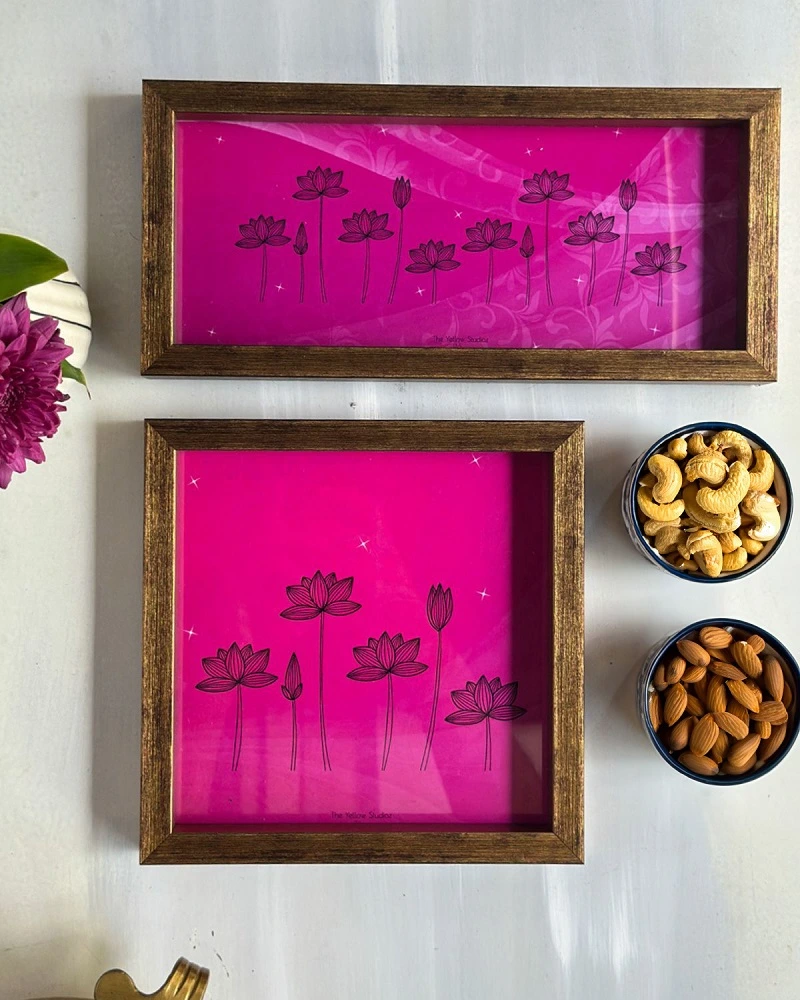 Festive Duet Hamper 2 Festive Duet Hamper - Set of 2 Trays (Peacock or Lotus)